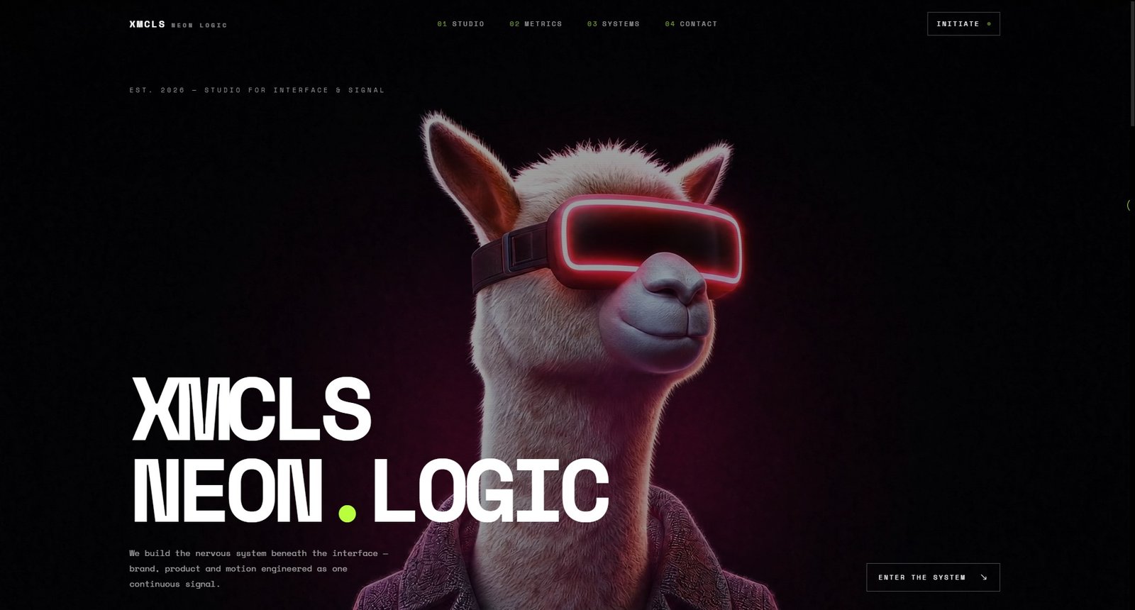 XMCLS Neon Logic — Digital Design